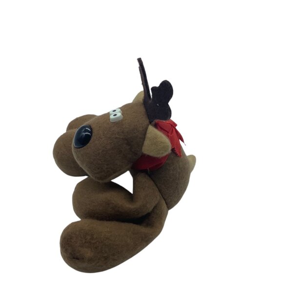 Vtg 1979 Hallmark Rodney Reindeer Plush Brown Stuffed Animal Christmas 9" - Picture 2 of 8